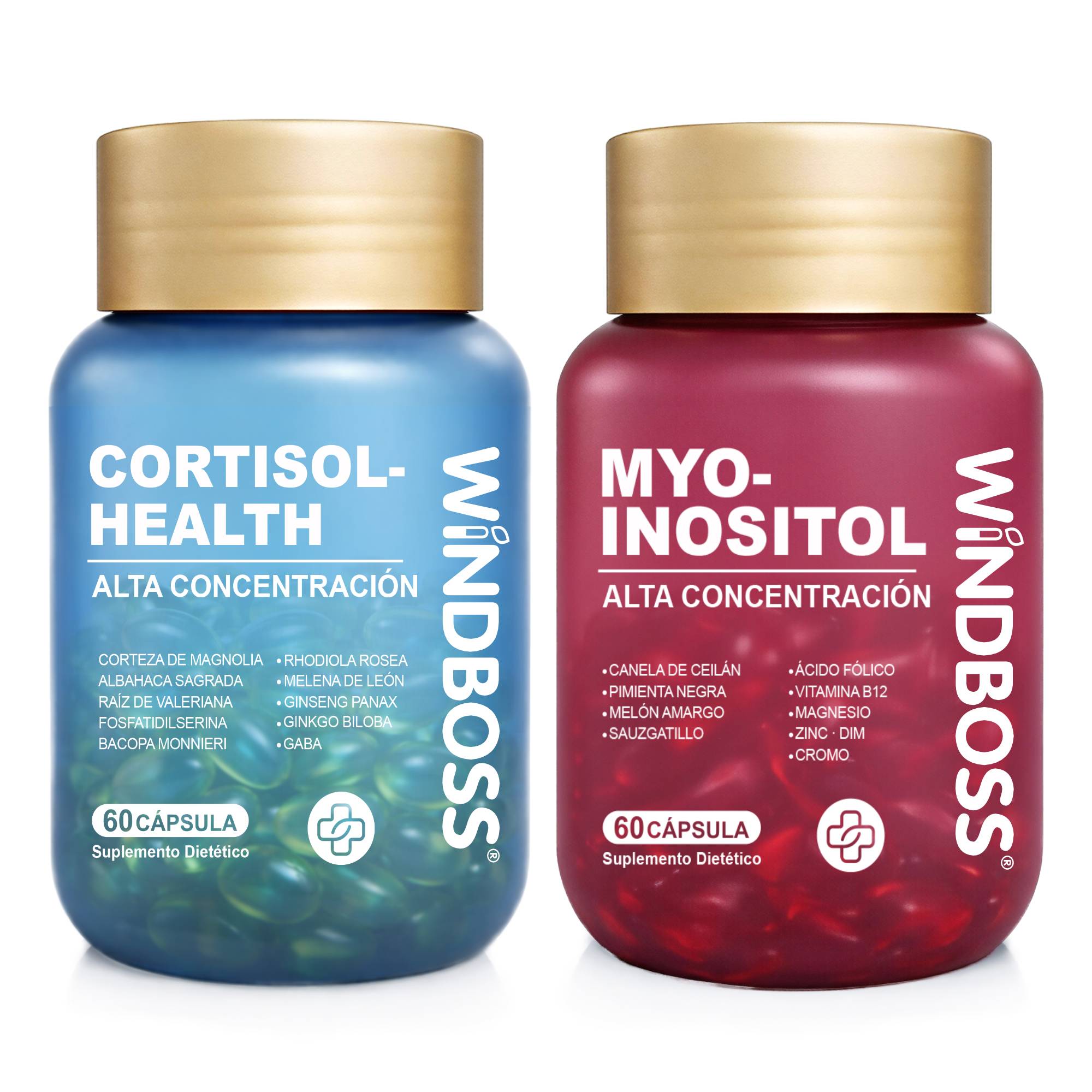 Combo Cortisol Support Multivitamin and Myo-Inositol – Extra Strength